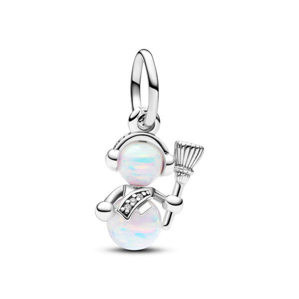 Pandora Snowman sterling silver dangle Charm