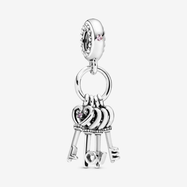 Pandora 797654npmmx Keys of Love Dangle Charm