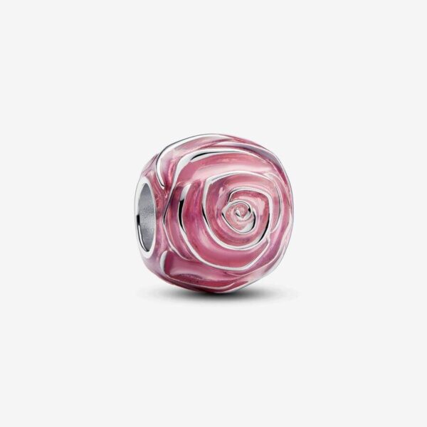 Pandora Pink Rose in Bloom Charm