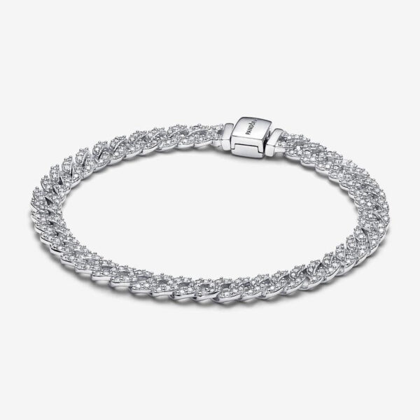 Pandora Timeless Pavé Cuban Chain Bracelet