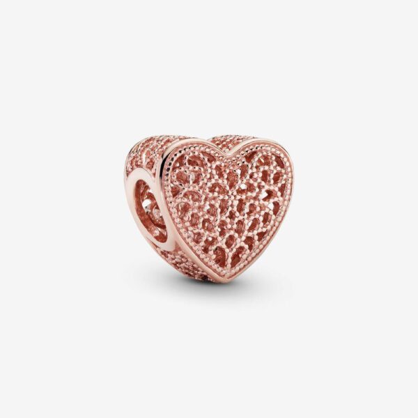 Pandora 781811 Filigree & Beaded Heart Charm