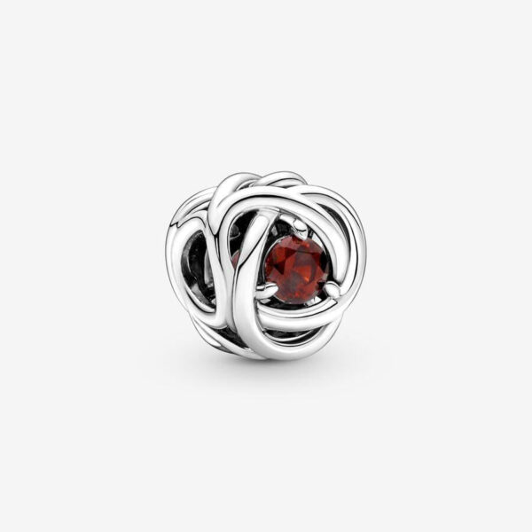 Pandora January Birthstone Eternity Circle Charm